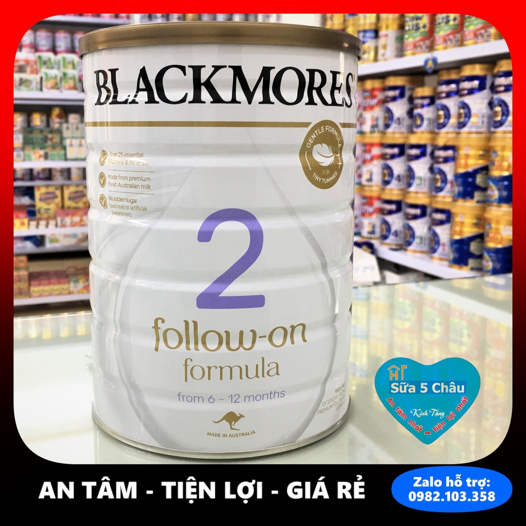 Sữa bột BLACKMORES  2 FOLLOW-ON FORMULA 900g