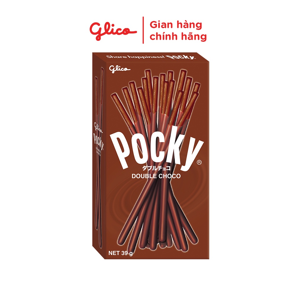 Bánh que phủ kem nhiều vị GLICO Pocky (Combo 10 hộp - 2 socola 2 dâu 2 cookie 2 matcha 2 double choco)