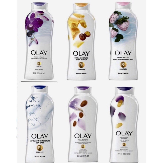 Sữa Tắm OLAY 650ml của MỸ — giữ ẩm da, chống lão hoá, da mềm mượt và hương thơm nhẹ nhàng