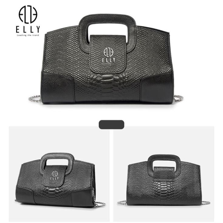 Túi clutch nữ cao cấp da thật ELLY VINH  – EC37