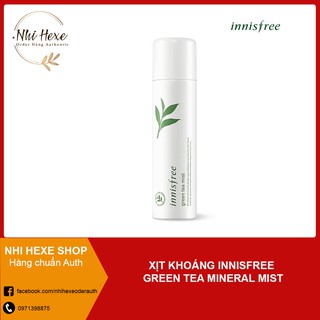 XỊT KHOÁNG INNISFREE GREEN TEA MINERAL MIST
