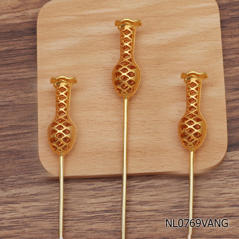 1 cán trâm họa tiết bình hoa 40*15mm*12mm nguyên liệu làm trâm làm trang sức cổ trang