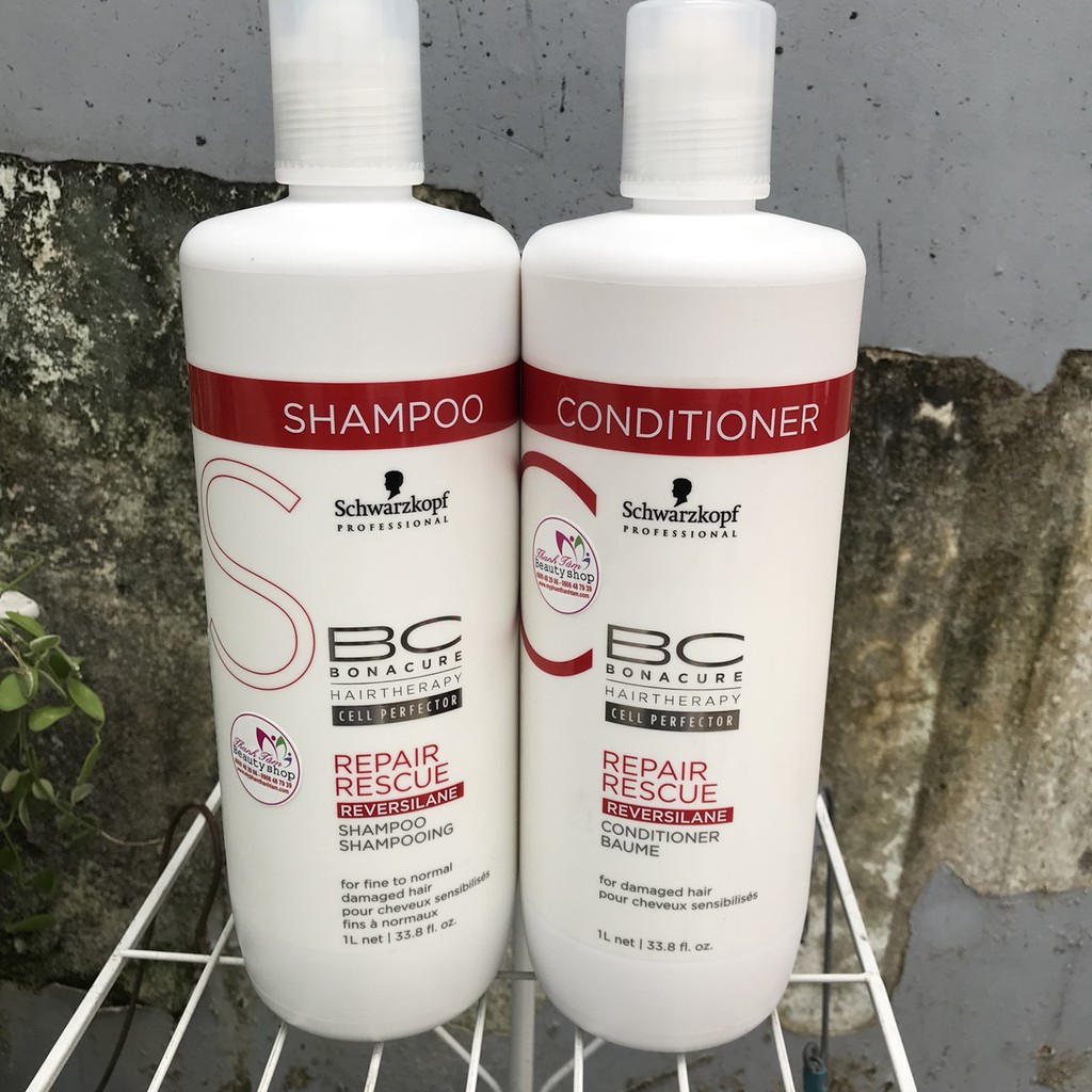 Dầu xả phục hồi tóc hư tổn Schwarzkopf BC Repair Rescue Conditioner 1000ml