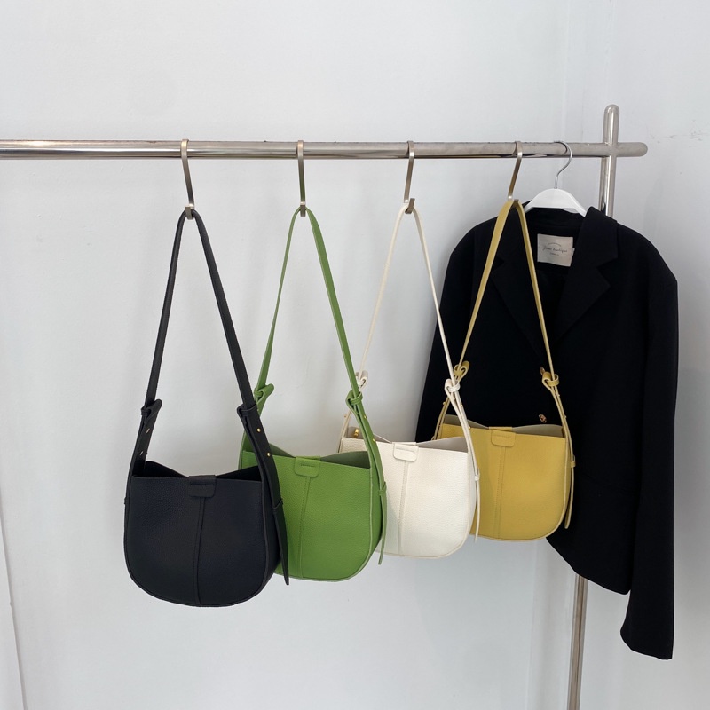 Túi Đeo Chéo Màu Trơn Đơn Giản Thời Trang Cho Nữ