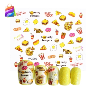 [Hàng mới về] Miếng dán trang trí móng chủ đề hoạt hình đáng yêu