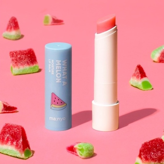 Son dưỡng môi dưa hấu Manyo Factory What a Melon Moisture Lip Balm 4g