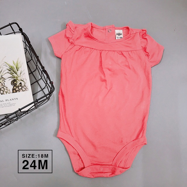 Body osh hồng chất cotton size:hàng lỗi size:12m,18m,9m,24m,6m