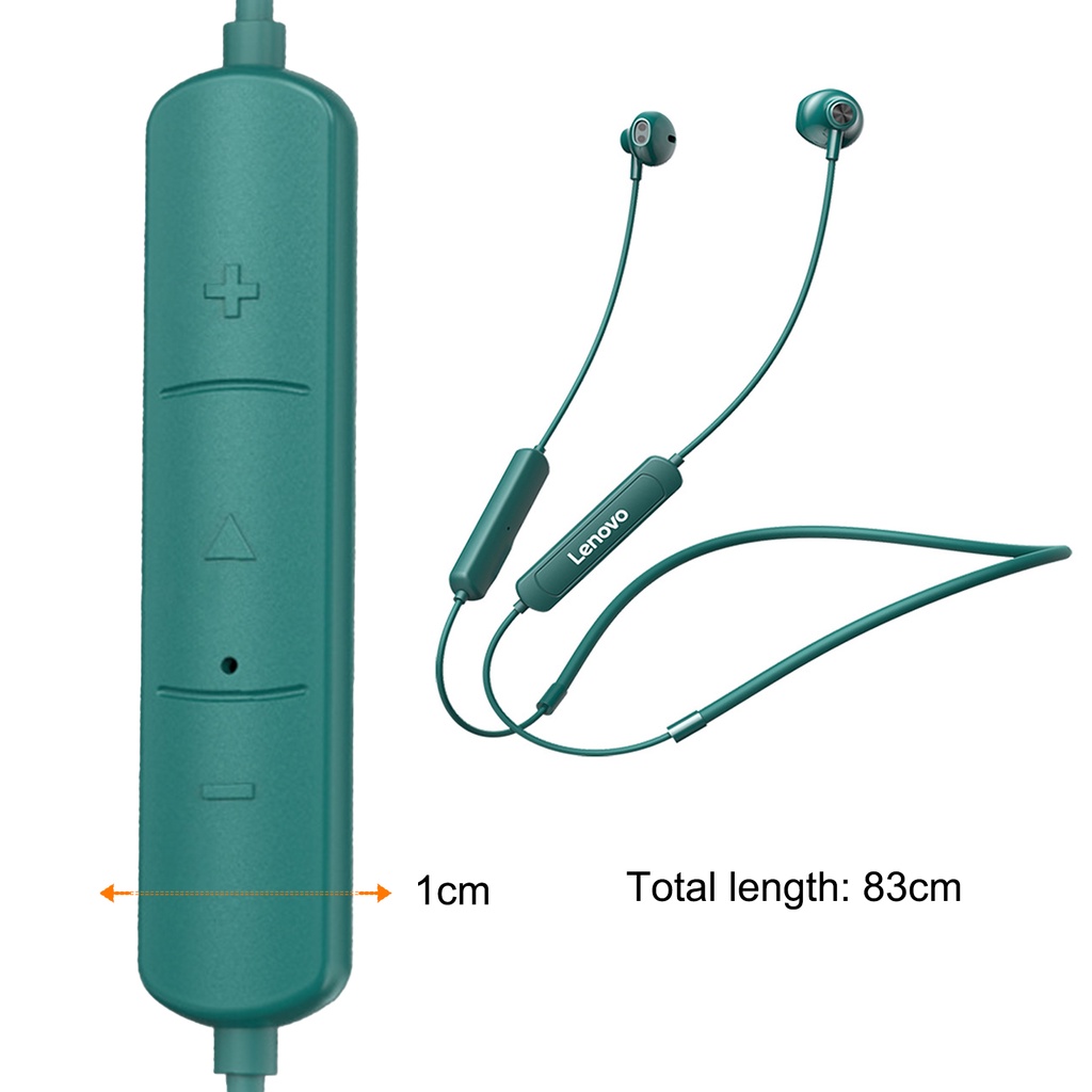 Tai nghe thể thao không dây Lenovo SH1 HiFi kiểu nhét tai kết nối Bluetooth 5.0 chống thấm nước IPX5 thiết kế đeo c