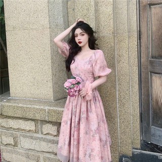 Đầm tiểu thư vintage Ulzang cổ điển sang trọng ngọt ngào