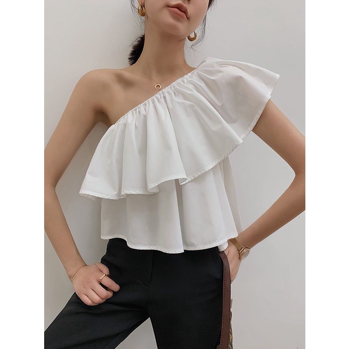 Áo Sơ Mi Ngắn Không Tay Dáng Rộng Thời Trang Mùa Hè Dành Cho Nữ