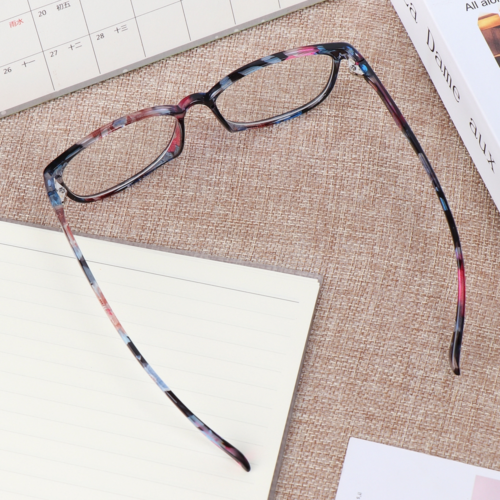 Mắt Kính Gọng Nhựa Trong Suốt Phong Cách Retro Thời Trang Unisex