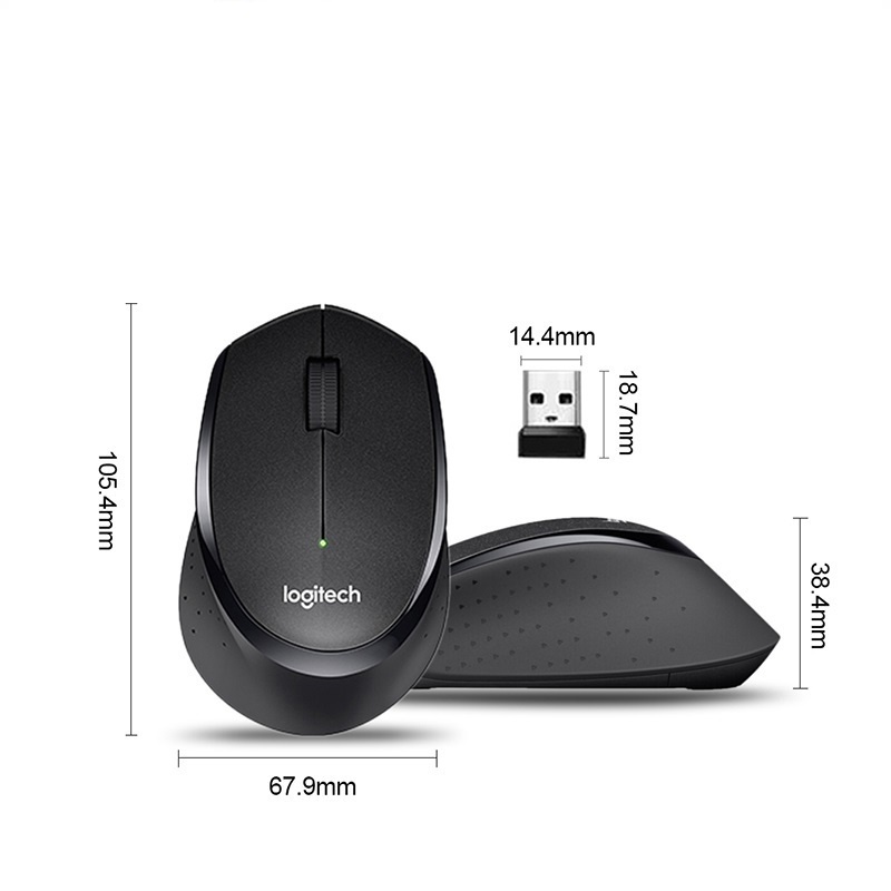 Chuột máy tính không dây Logitech M330 2.4Ghz cổng USB