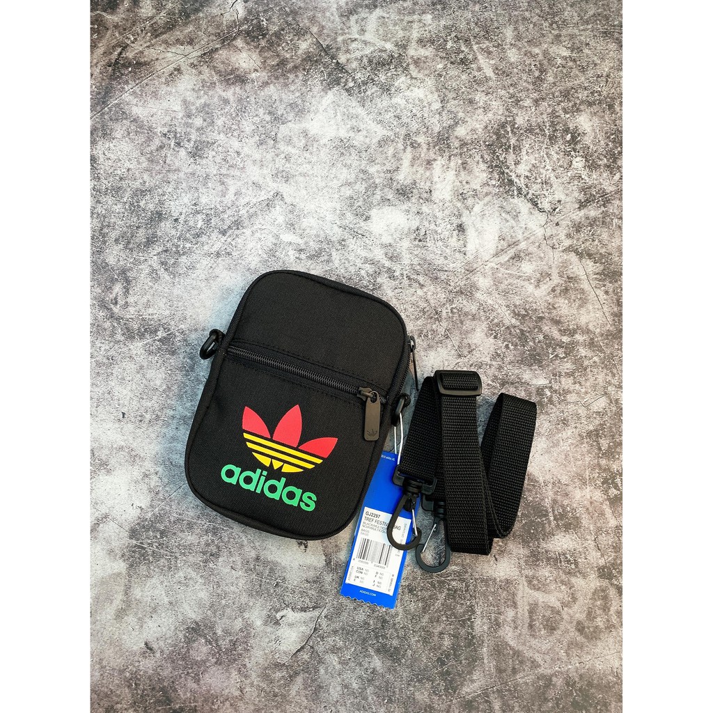 (HÀNG XUẤT XỊN) Túi đeo chéo mini das GJ2297 TREFOIL FESTIVAL BAG Kích thước: 2.5 cm x 12 cm x 17 cm