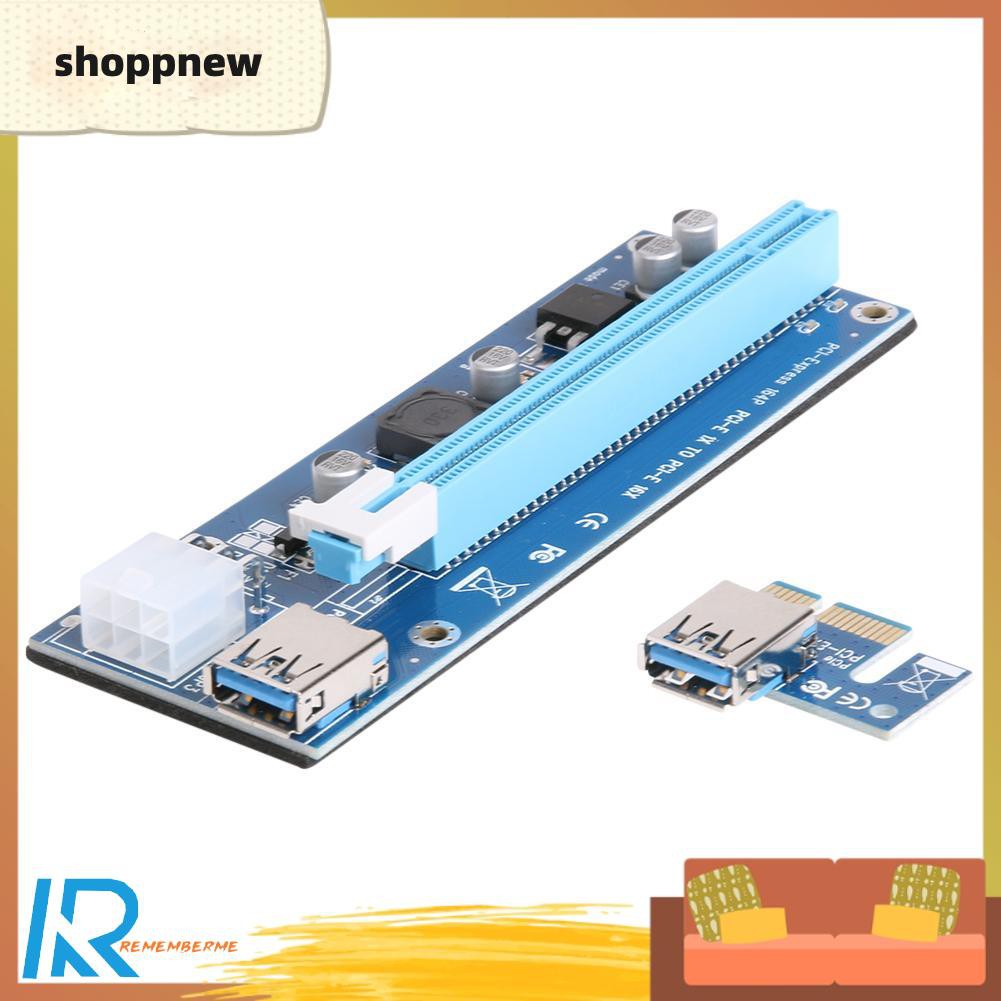 Cáp Chuyển Đổi Mở Rộng 6pin Pci-E1X Sang 16x Cho Btc Miner