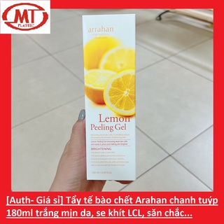 [Auth-Gía sỉ] Gel tẩy tế bào chết Arahan Lemon Peeling Gel trắng da se khít LCL Hàn Quốc chai 180ml date mới nhất