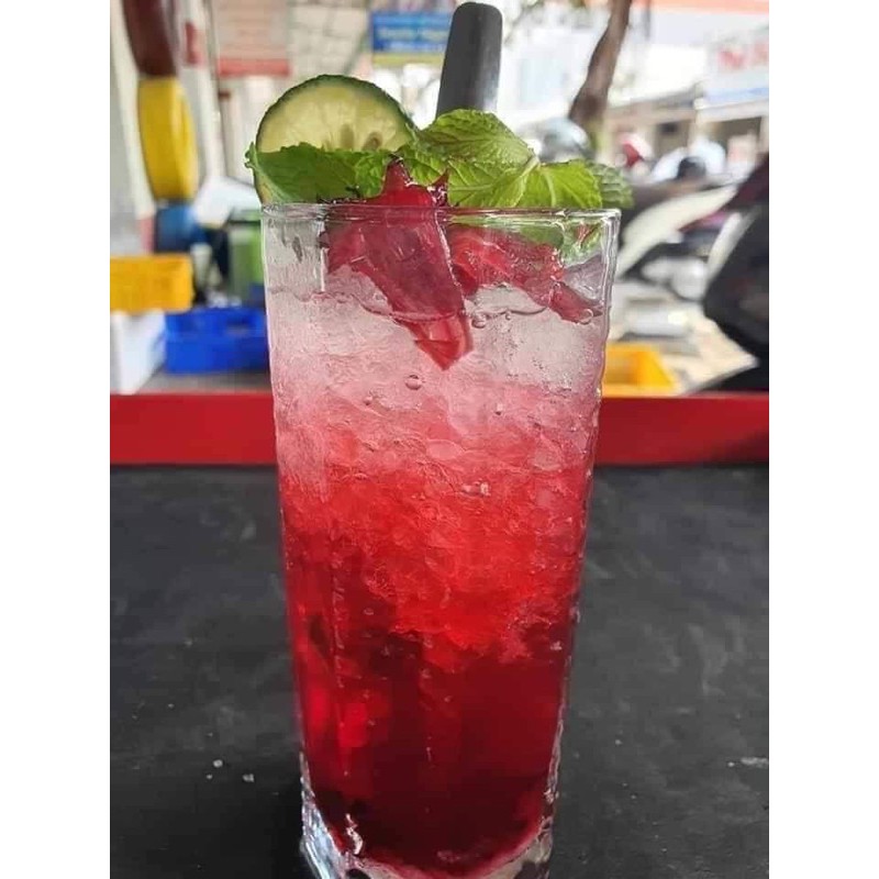 Siro Kèm Đài Hoa Atiso Đỏ - Hibicus