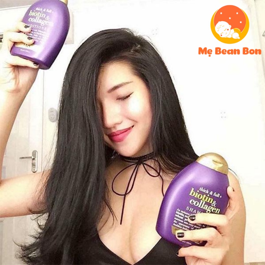 Dầu Gội Ngăn Rụng Tóc Biotin 385 ml US không có vòi Gỉam Gãy Rụng Tóc Sau Sinh Dưỡng Tóc Bóng Mượt hỗ trợ Phục Hồi Tóc