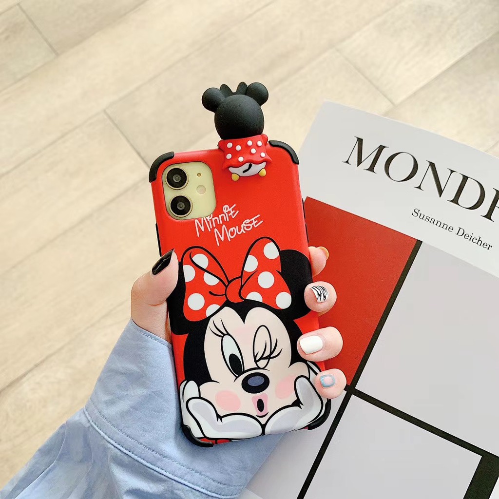 Mickey and Minnie 3D relief Case iPhone 11 Pro Promax X XS XR XSmax 6 6s 7 8 plus Soft Phone Case COD | BigBuy360 - bigbuy360.vn
