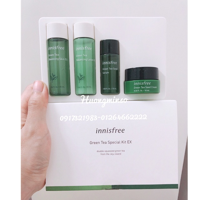 Set mini 4 món INNISFREE trà xanh đã về ạ