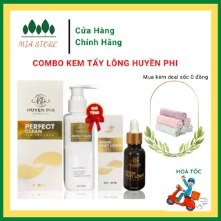 Kem Tẩy Lông Huyền Phi Tặng Serum Triệt Lông Sạch Sẽ An Toàn Không Đau Rát Dưỡng Da Mền Mại