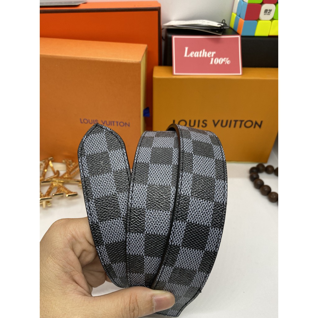 Thắt Lưng Nam LV cao cấp, Dây lưng Nam LV thời trang đủ màu trắng ,xanh,nâu mẫu dây nịt nam LV hot trend 2021