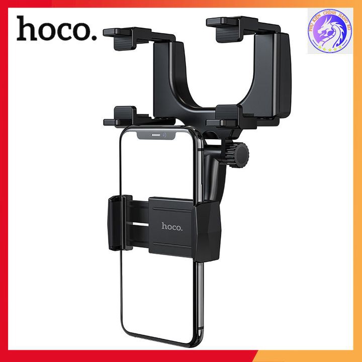 [Mã ELFLASH5 giảm 20K đơn 50K] Gía Đỡ Điện Thoại Gương Chiếu Hậu Trong Xe Hơi Nhựa ABS Hoco CA70 - Siêu Chắc Chắn