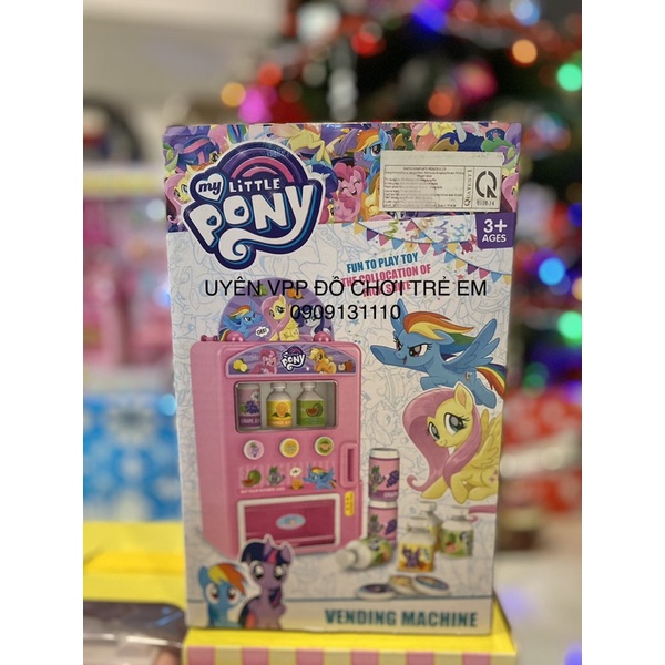 HỘP ĐỒ CHƠI MÁY BÁN NƯỚC NGỌT HÌNH NGỰA PONY MY LITTLE PONY