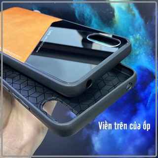 Ốp lưng cho Xiaomi Redmi 9A gương da GENEROUS