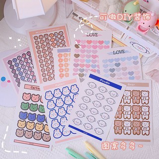 Hình dán hoạt hình cute