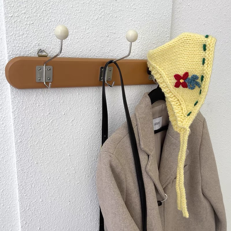 Băng đô cài tóc MG STUDIO dệt kim họa tiết hoa phong cách vintage