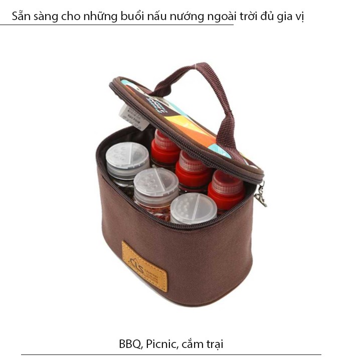 Hộp đựng gia vị cắm trại dã ngoại SB100