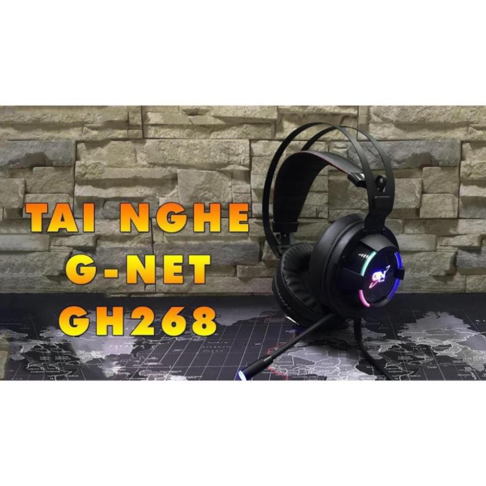 Tai Nghe Gaming GNet GH268 - Led RGB - Âm Thanh 7.1 Cổng USB  - BH 12 Tháng chính hãng | BigBuy360 - bigbuy360.vn