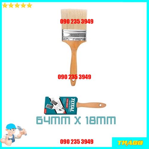 Cọ sơn cán gỗ 1inch đến 4inch Total kdp