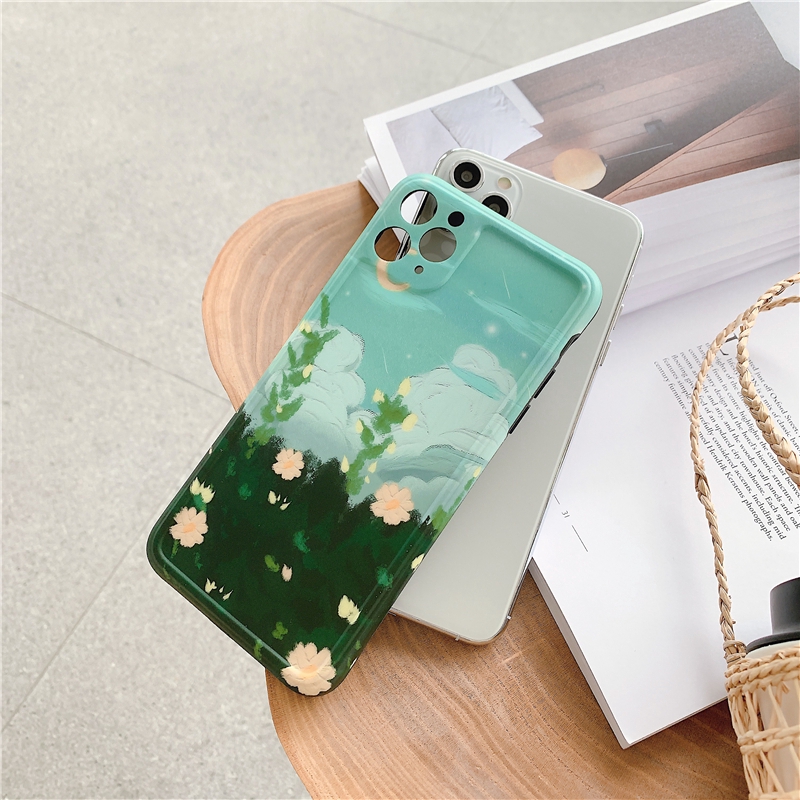 Ốp điện thoại TPU tranh sơn dầu iPhone 11 Pro MAX i7 i8 Plus XR XS MAX SE 2020 | BigBuy360 - bigbuy360.vn