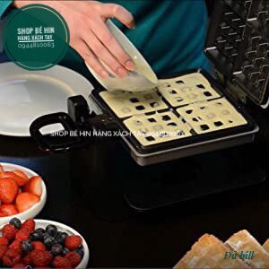 (Bảo hành 12 tháng) Máy làm bánh WAFFLE EMERIO WM-110984, Hàng Đức chính hãng