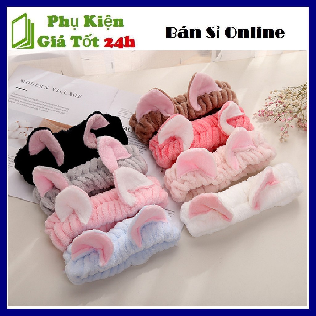 Băng đô tai mèo 3d dễ thương các màu