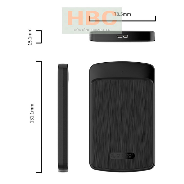 Hộp Đựng Ổ Cứng Chính Hãng HDD Box 2.5" ORICO 2020U3 Sata III USB 3.0 | BigBuy360 - bigbuy360.vn