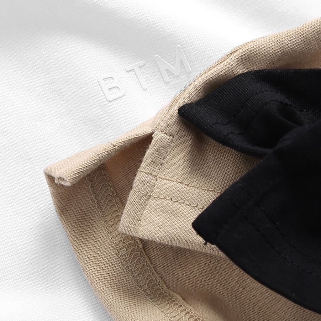 Áo Thun Cộc Tay Nam BTM In Logo Ngực Vải Cotton 2 Chiều Cực Đẹp - BENTINO