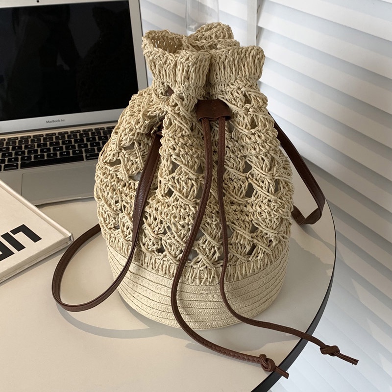 IELGY Túi Đeo Vai Vải Dệt Thời Trang Dễ Phối Đồ Cho Nữ