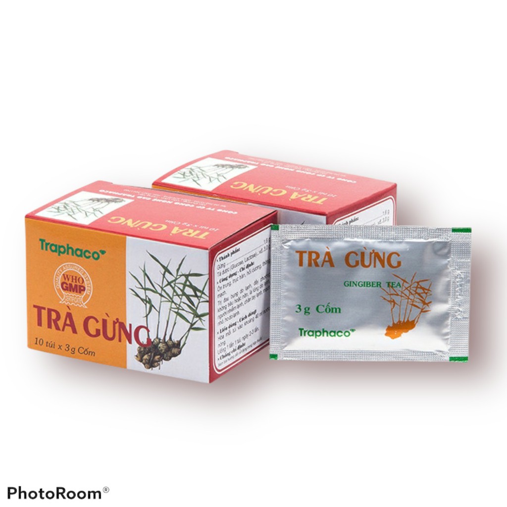 Trà gừng Traphaco hộp 10 gói