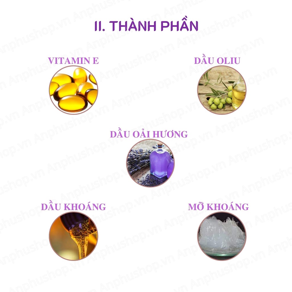 Dầu cù là giúp ngủ ngon Grace Lavender Thái Lan 20gr (Hàng chính hãng)