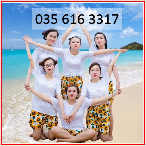 sỉ quần áo kỷ yếu, quần áo đi biển loại đẹp có 6 mẫu quần hot