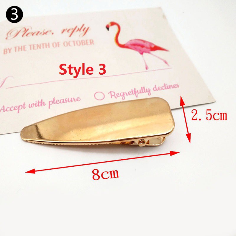 Kẹp tóc kim loại xinh xắn dành cho nữ