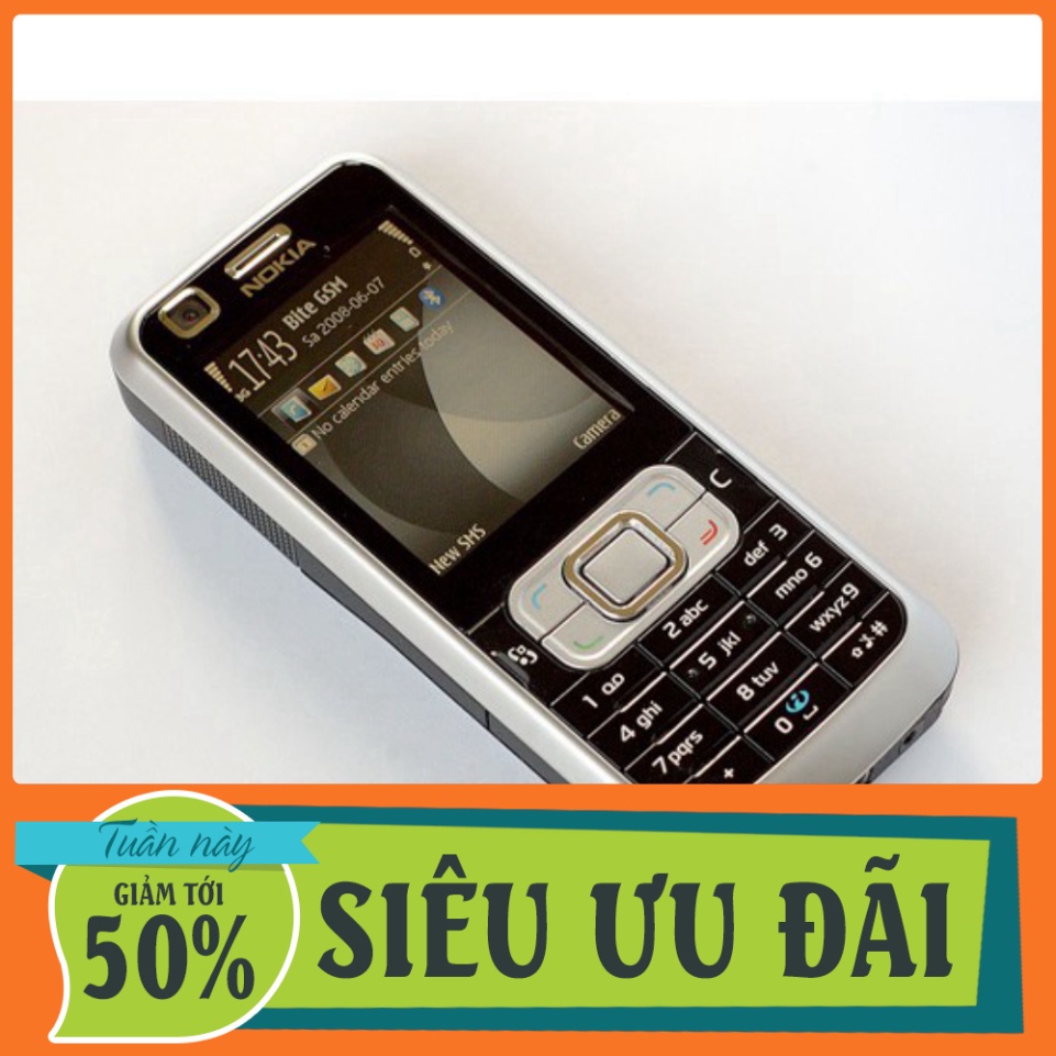 SIÊU SALE 30% Điện Thoại Nokia 6120 Classic 3G Mỏng Nhỏ Gọn Bảo Hành 12 Tháng SIÊU SALE 30%