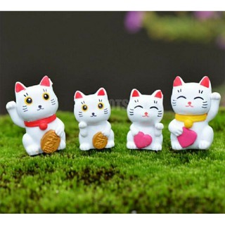 Set 4 Chú Mèo May Mắn
