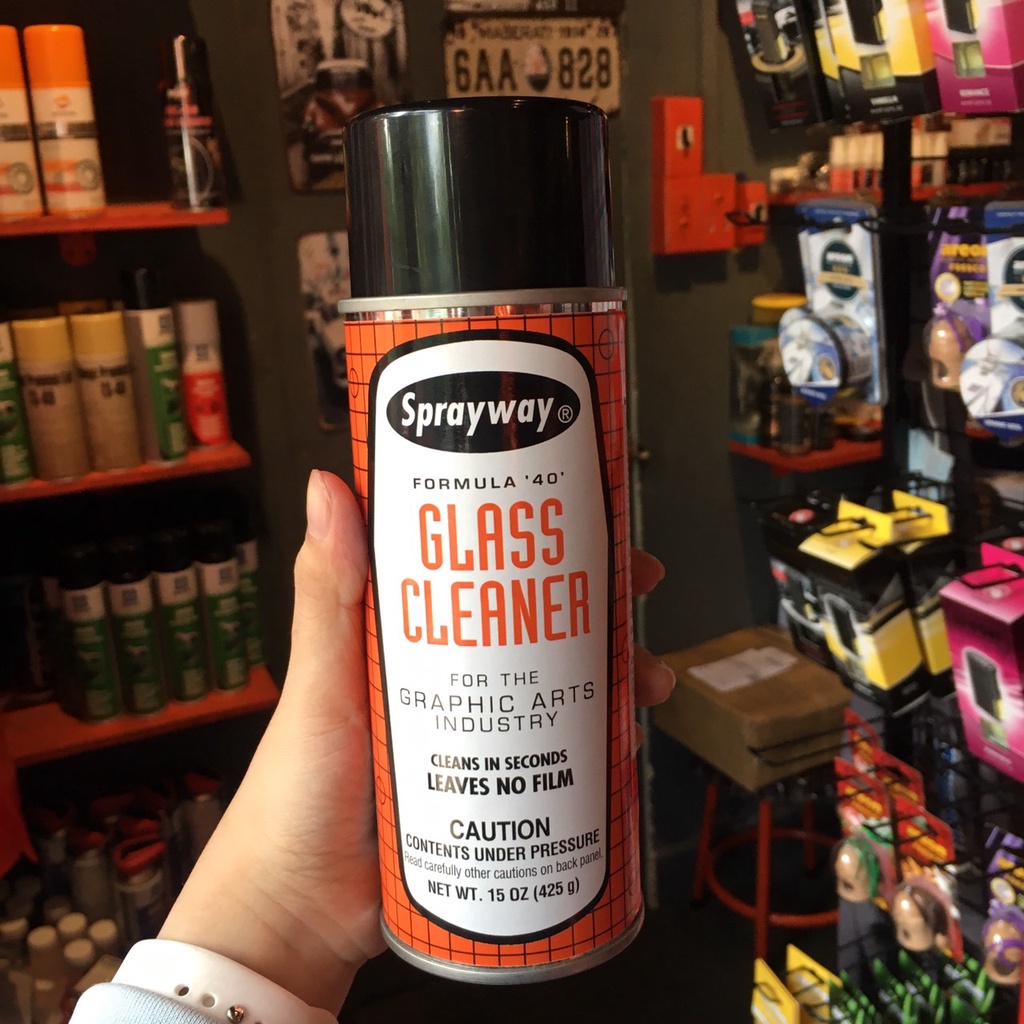 Chai Xịt Vệ Sinh Kính Thiết Bị Điện Tử Chuyên Dụng Sprayway Glass Cleaner SW 040 425g chamsocxestore