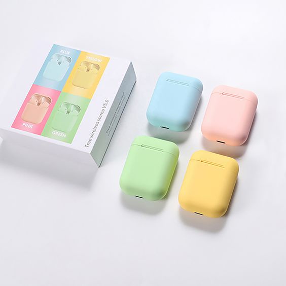 Tai nghe bluetooth không dây Inpods i12 TWS nút cảm ứng âm thanh HIFI có mic đàm thoại,siêu xịn,siêu bền.