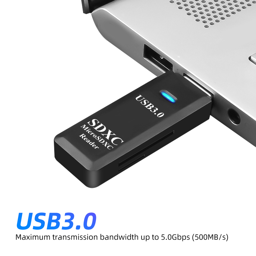 Đầu đọc thẻ nhớ USB 3.0 mini tiện lợi