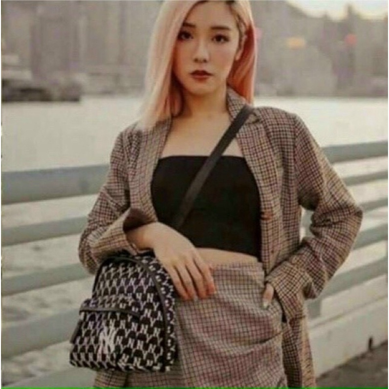 Balo Mini MLB  Monogram Backpack size 19 x 23 x 11