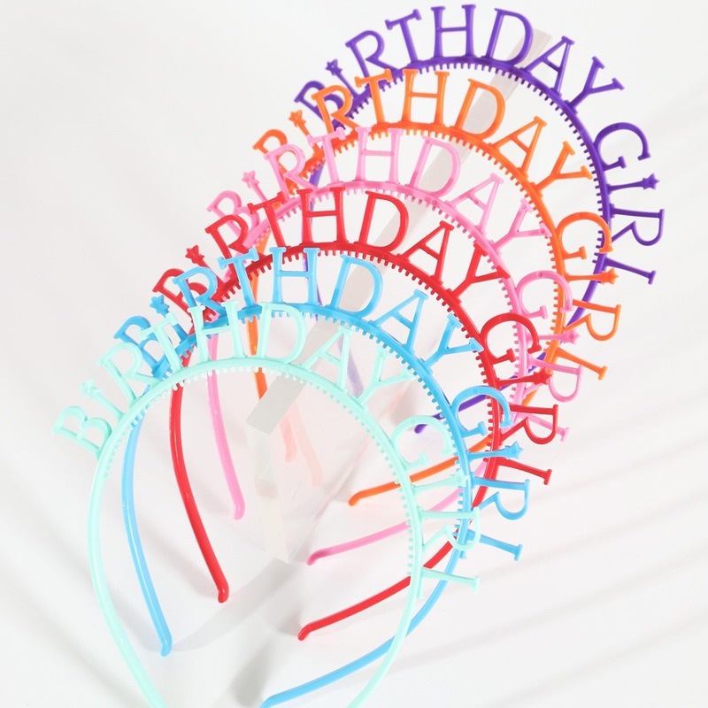 Băng Đô Chữ Happy Birthday Dạ Quang Độc Đáo